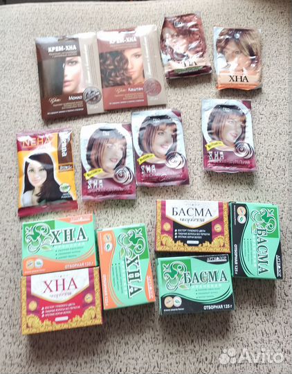 Краска для волос хна и басма