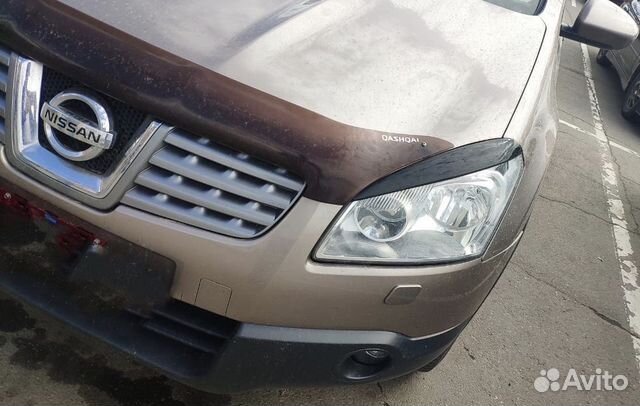 Реснички на фары для Nissan Qashqai 2007-2010