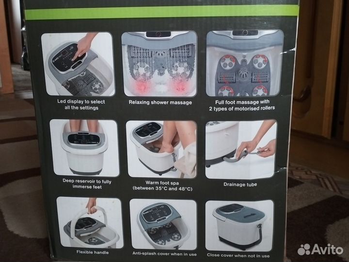 Гидромассажная ванночка для ног Wellneo 2in1