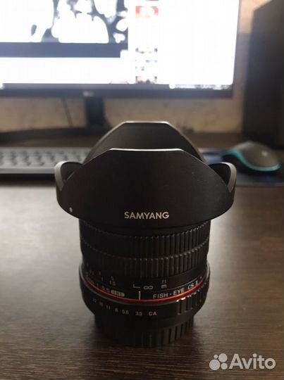Объектив samyang 8mm fish-eye