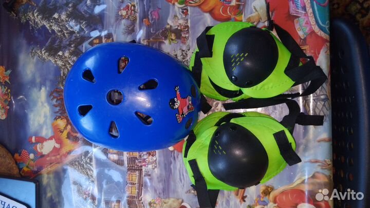 Шлем + наколенники для ребенка