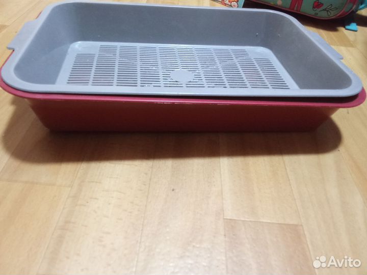 Лоток для котят и наполнитель древесный