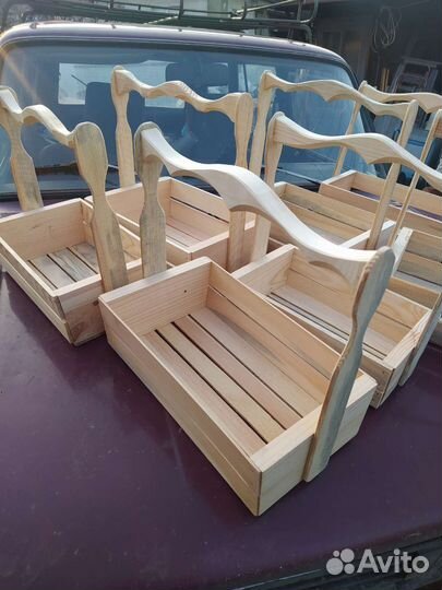 Ящики декоративные для подарков (деревянные)