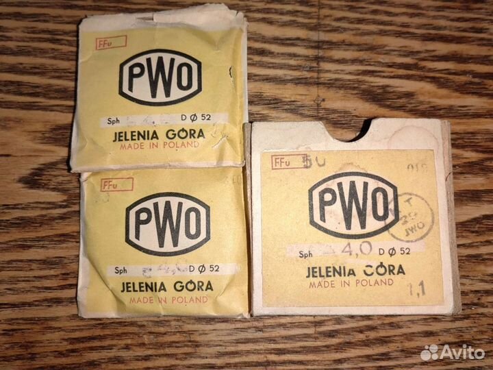 Стекла для очков - 4 диам 5, 2 см