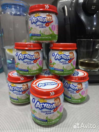 Пюре агуша цветная капуста