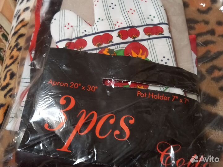 Прихватки и фартук для кухни