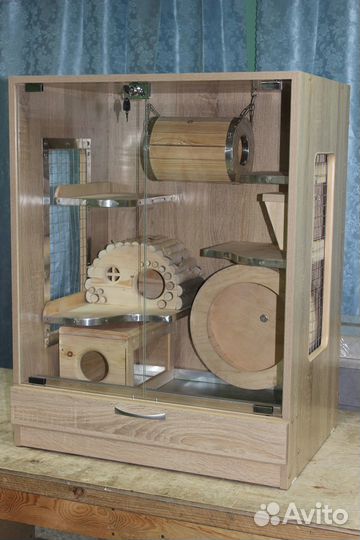 Витрины и стеллажи для шиншилл, дегу, свинок