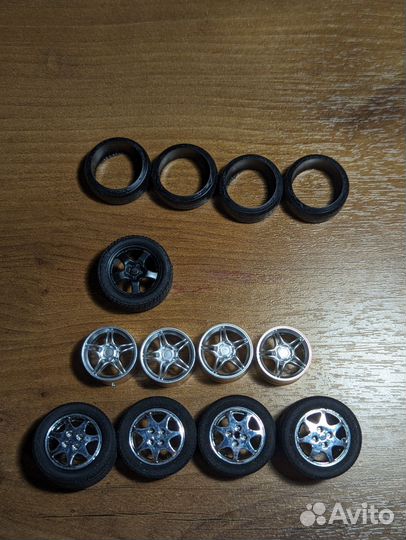 Колеса для сборной модели 1:24