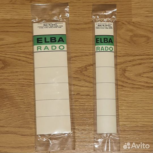 Самоклеящиеся этикетки для канцелярских папок