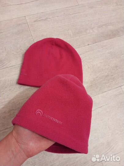 Шапки флисовые 2 шт, р 54