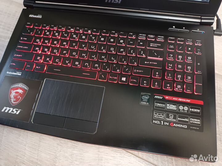 Ноутбук MSI /i5/8Gb/2Gb/SSD+HDD