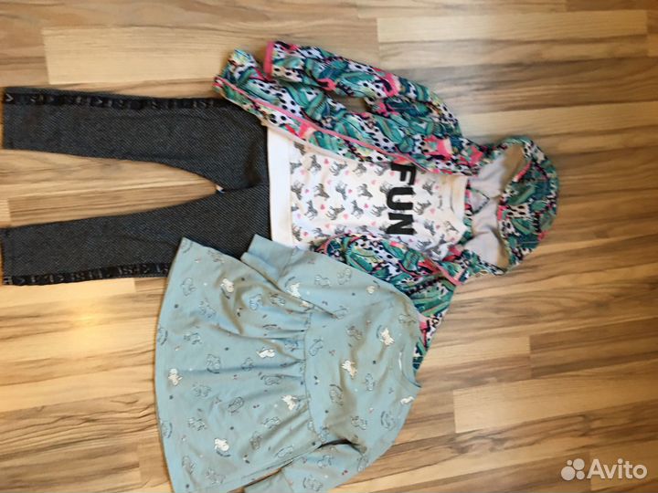 Продам детские вещи пакетом рост 110 см