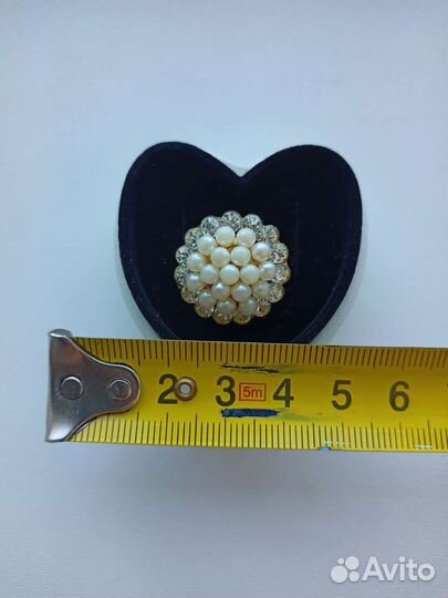 Брошь винтаж Чехия 70е г