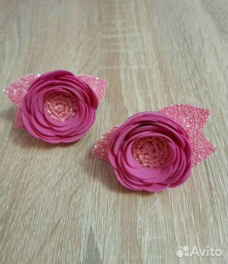 Резиночки розочки ручной работы