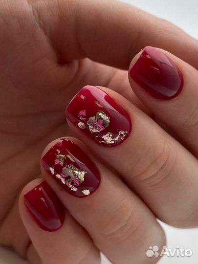 Маникюр с покрытием гель лак