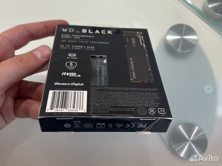 Новый жесткий диск wdblack 250gb
