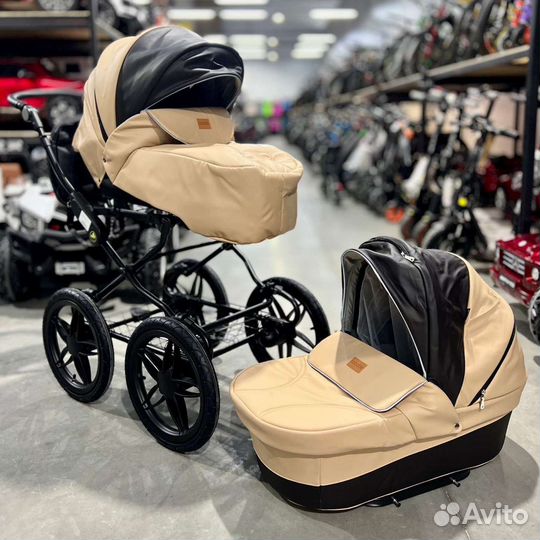 Коляска модульная Cobaby 2 в 1 6300 экокожа