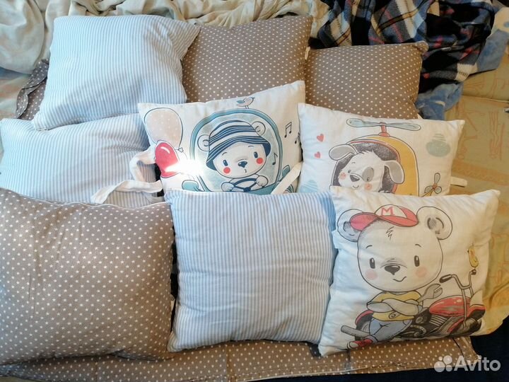 Бортики в детскую кроватку