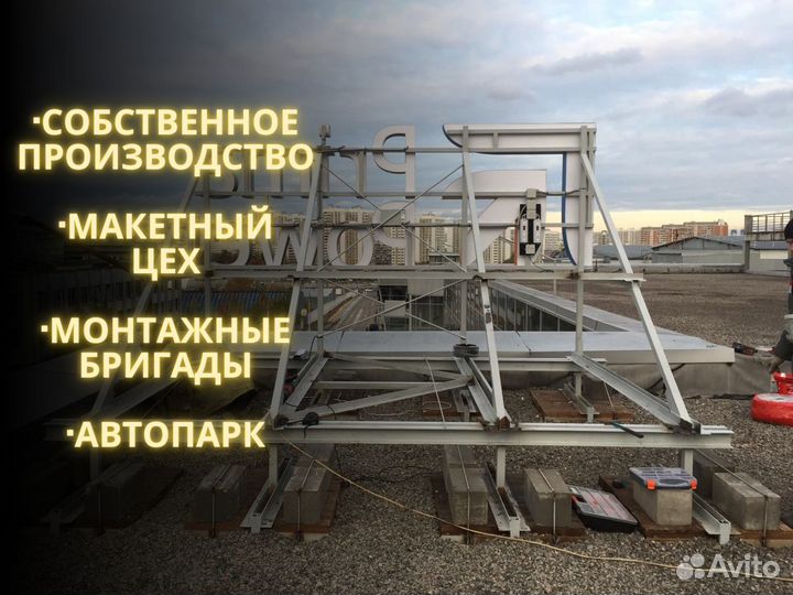 Изготовление вывесок / объемные вывески