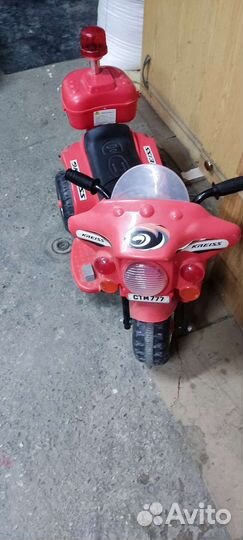 Детский мотоцикл на аккумуляторе бу