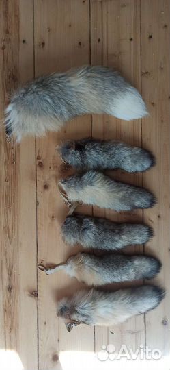 Брелок хвост 47 см 2 шт