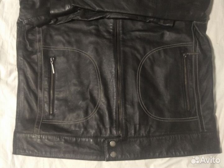 Куртка кожаная