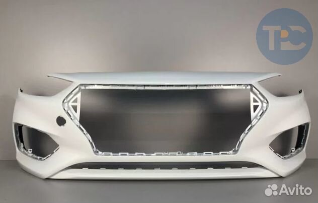 Бампер передний Hyundai Solaris 2 2017г- в цвет