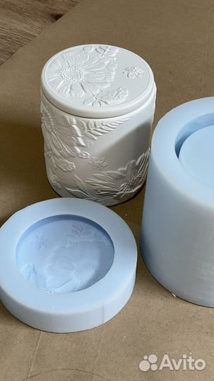 Силиконовая форма молд Стакан под свечу