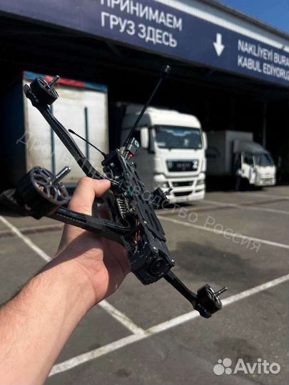 Дpон fpv пиранья 7 и 10 дюймoв