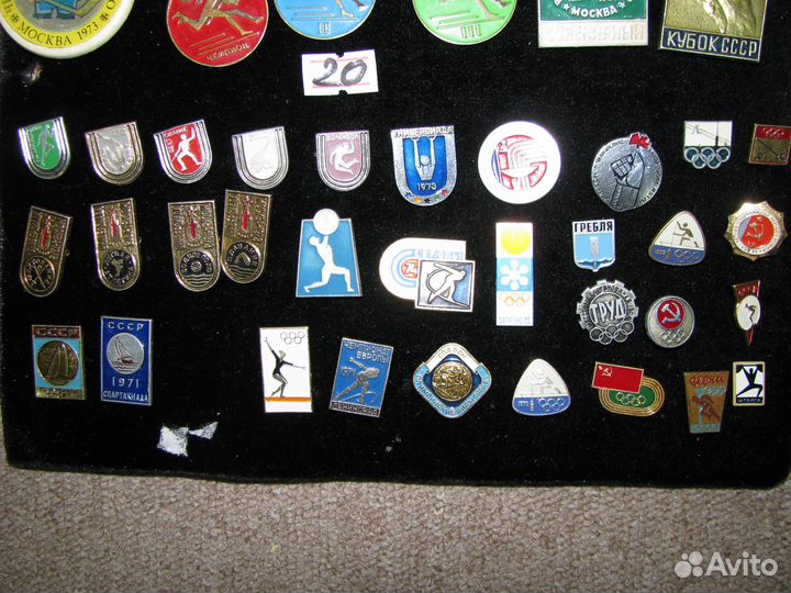 Значки спорт СССР