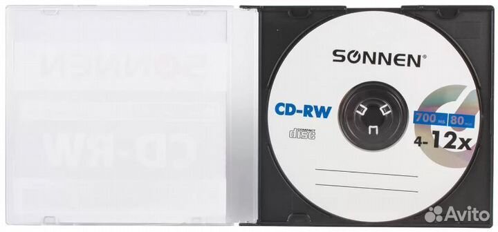 Диски CD-RW sonnen, 700 Mb, 4-12x