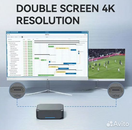 Мини пк firebat AK2 Intel N100+Аксессуары+Гарантия