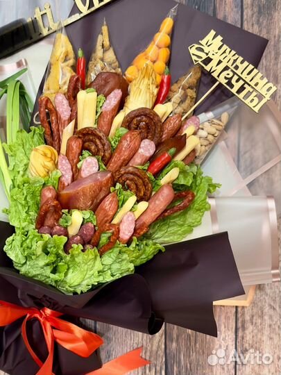 Букет из раков. Мужской букет