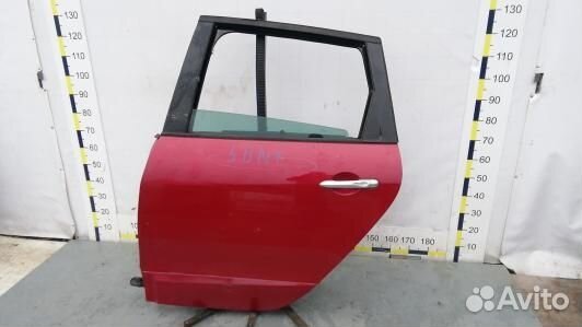 Дверь задняя левая renault scenic 3 (5BN07FG01)