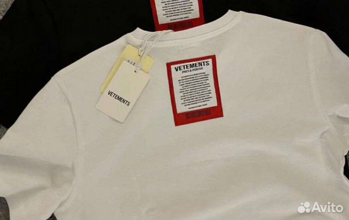 Футболка vetements оверсайз