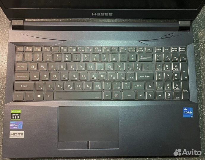 Игровой ноутбук hasee TX9 3070 i5-11400