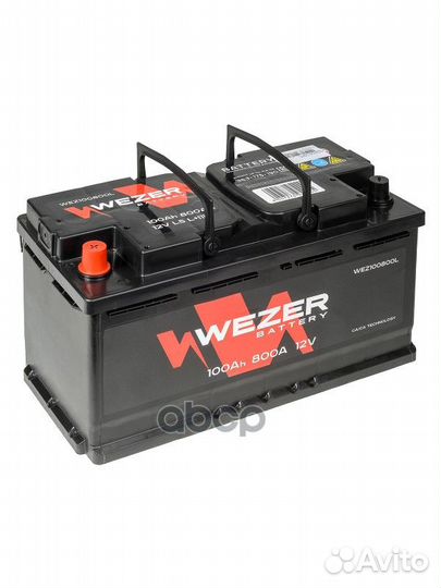 WEZ100800L аккумуляторная батарея 100Ah 800A +