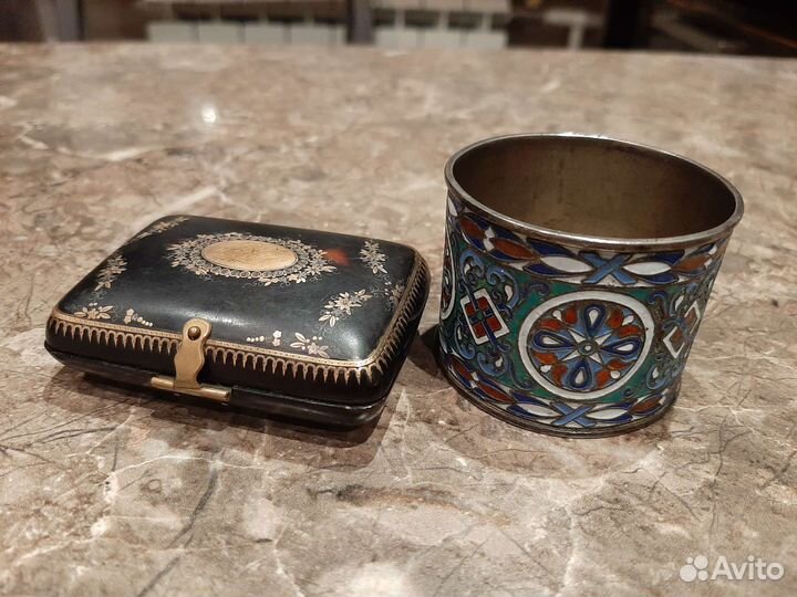 Серебро 84 эмаль, черепаха золото