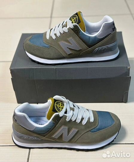 Коллаборация New balance и stone island кросовки