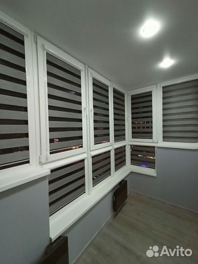 Рулонные шторы день ночь на заказ