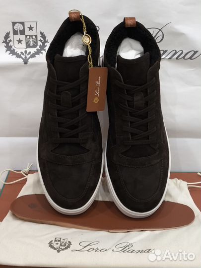 Кеды Loro Piana Newport Мех.Р.42,43,44.Новые Ориг