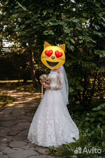 Свадебное платье 44-46 размера