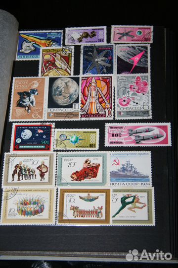 Коллекция почтовых марок разных стран