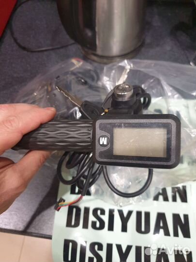 Ручка газа с дисплеем для Электровелосипедов