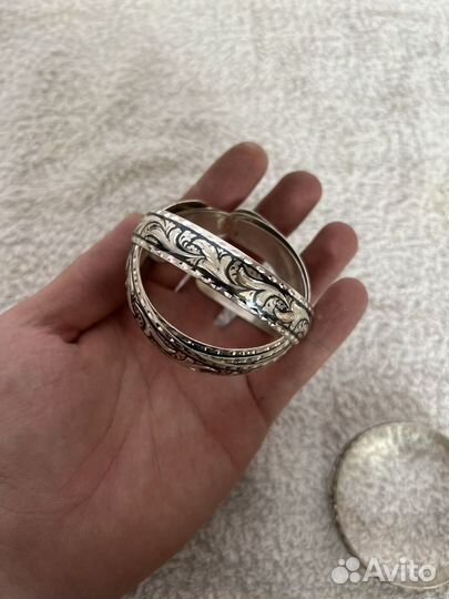 Серебряный браслет Кубачи