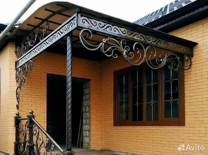 Кованые козырьки