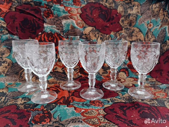 Хрустальные фужеры (рюмки) Montreal Югославия
