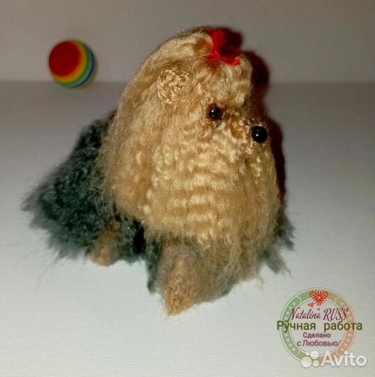 Авторские собачки вязаные на заказ