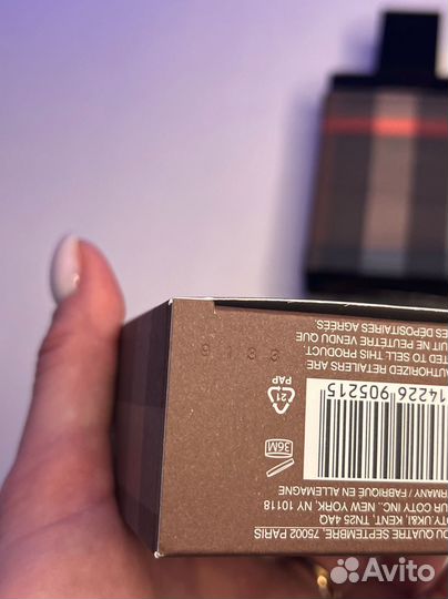 Духи London for Men Burberry 100мл