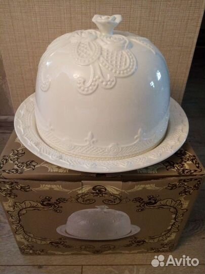 Тортовница керамическая